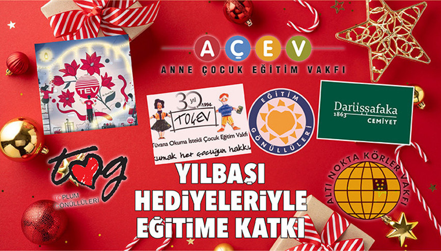 Yılbaşı hediyeleriyle eğitime katkı
