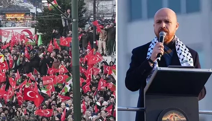Bilal Erdoğan: Uyumuyoruz, Filistin için buradayız