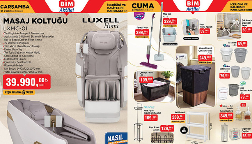 SATIŞTA 3 OCAK BİM KATALOĞU 2025- MUTFAK İÇİN İNDİRİMLİ ÜRÜNLER || Bimde bu hafta cuma neler var Bim aktüel Masaj Aleti, Dikey Süpürge getiriyor
