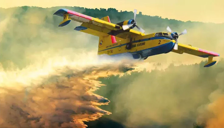 THKdan yangın uçağı açıklaması