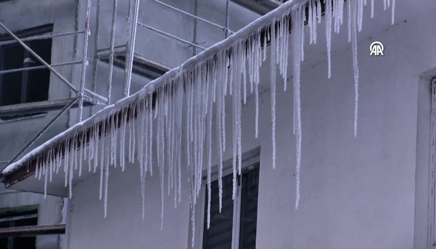 Ardahanda soğuk hava etkili oldu