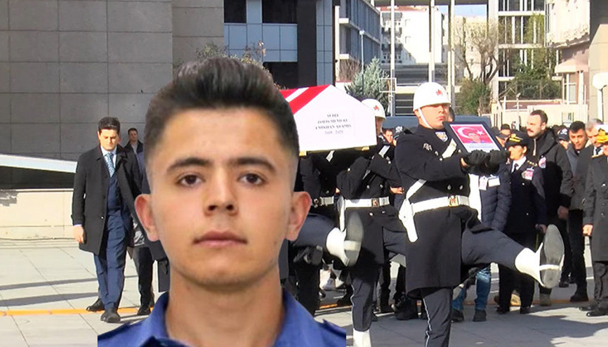 İstanbulda şehit olan polis memuru için tören: Sosyal medya paylaşımı yürekleri dağladı
