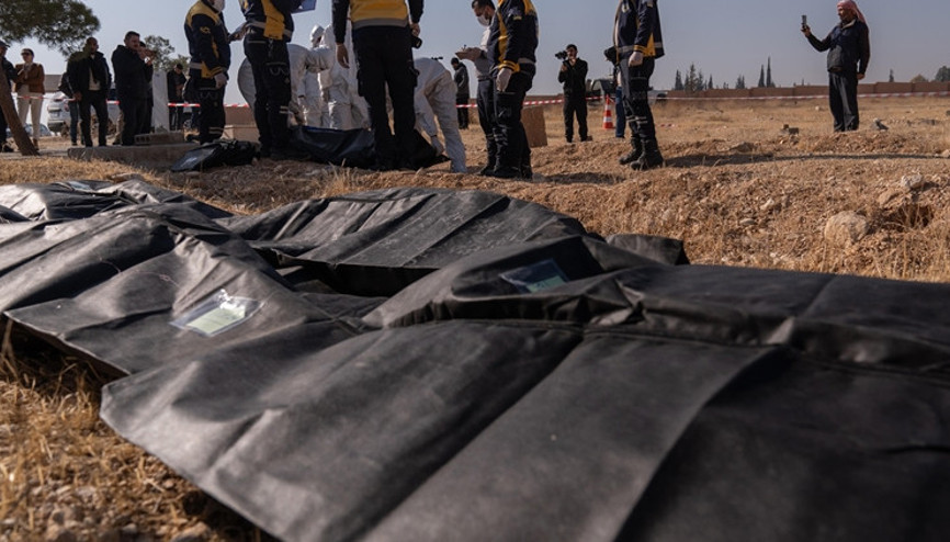 Suriyenin Halep ilinde toplu mezar bulundu