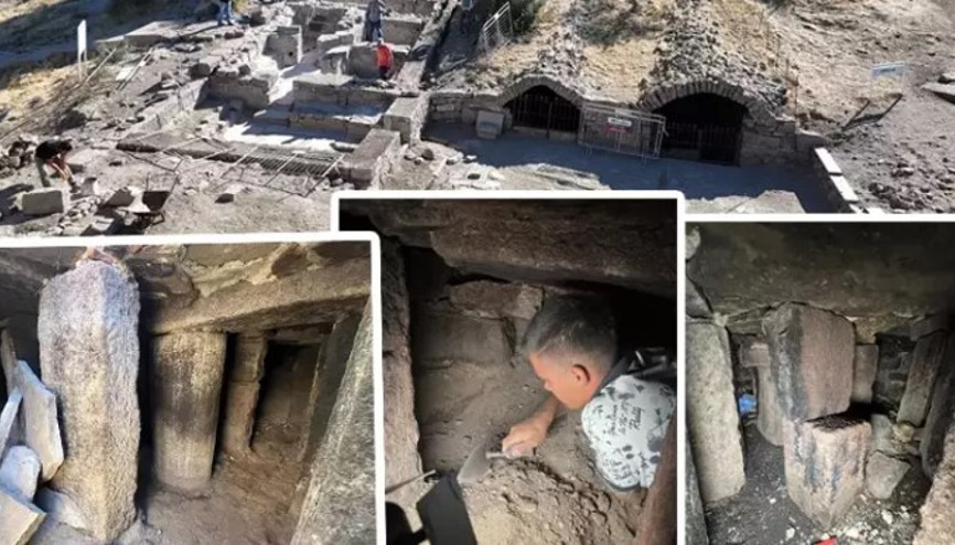 Assos kazılarında erken Osmanlı dönemine ait hamam bulundu