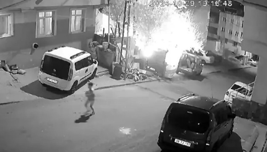 Mangal yapmak isterken bir anda patlama oldu Vücudunun yüzde 80i yandı