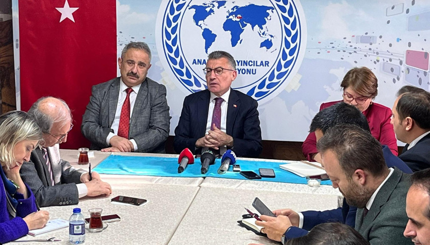 DEM Parti heyeti ile görüşme... AK Partili Güler: Öcalana af gibi bir konu gündemimizde yok