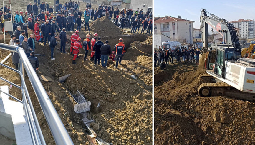 Ankarada göçük İki işçinin cansız bedenine ulaşıldı: Bir kişi gözaltında