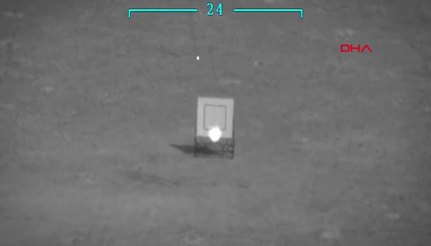 ANKA, L-UMTAS füzesi ile hedefi tam isabetle vurdu