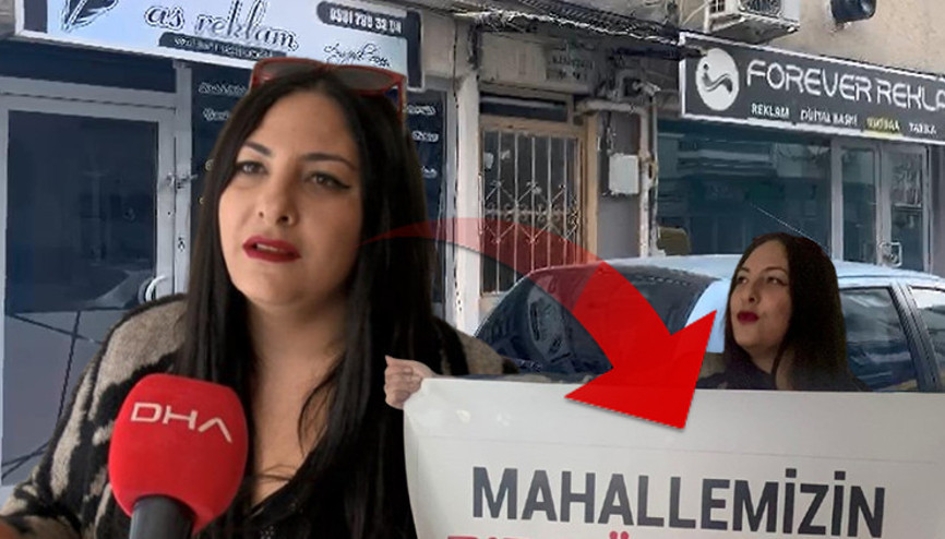 Komşusu taşınan esnaftan ilginç kutlama... Kurban kestirecektik ama değmez diye düşündük