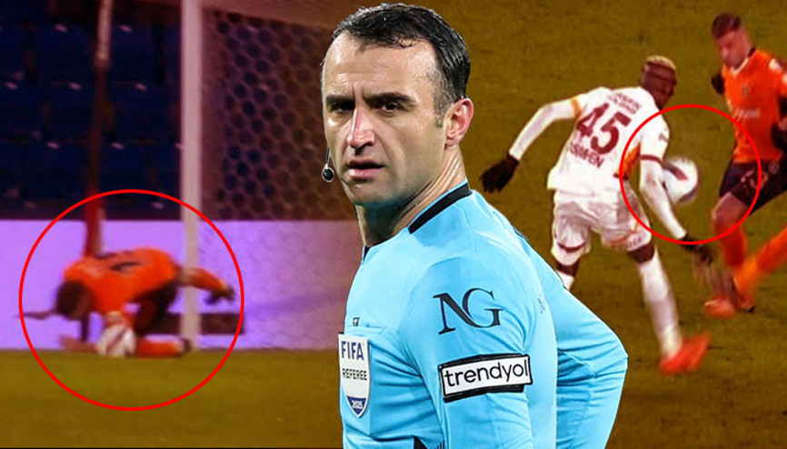 Trio ekibi Başakşehir-Galatasaray maçındaki hakem kararlarını değerlendirdi 2 kırmızı kart, 1 penaltı verilmedi