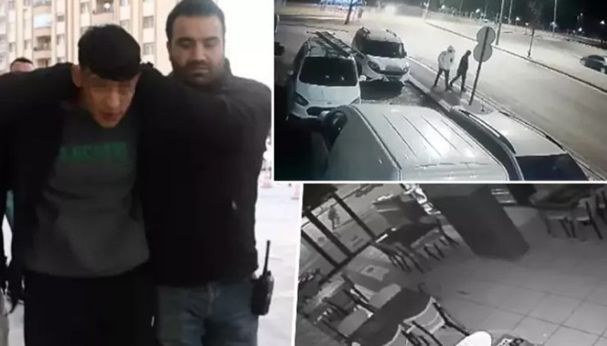 Konya’da sevgilisinin patronuna kızıp iş yerine molotofkokteyli attı: O anlar kamerada