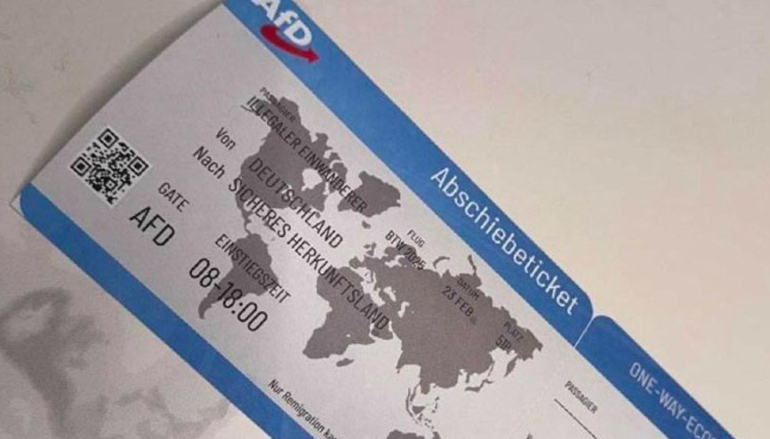 Almanyada göçmen karşıtı kampanya