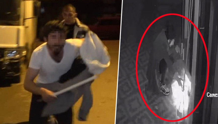 Antalyada kuaför dükkanını yakmaya çalıştı Kendisini kovalayanların başına sopayla vurup kaçtı Antalyada kuaför dükkanını yakmaya çalıştı Kendisini kovalayanların başına sopayla vurup kaçtı
