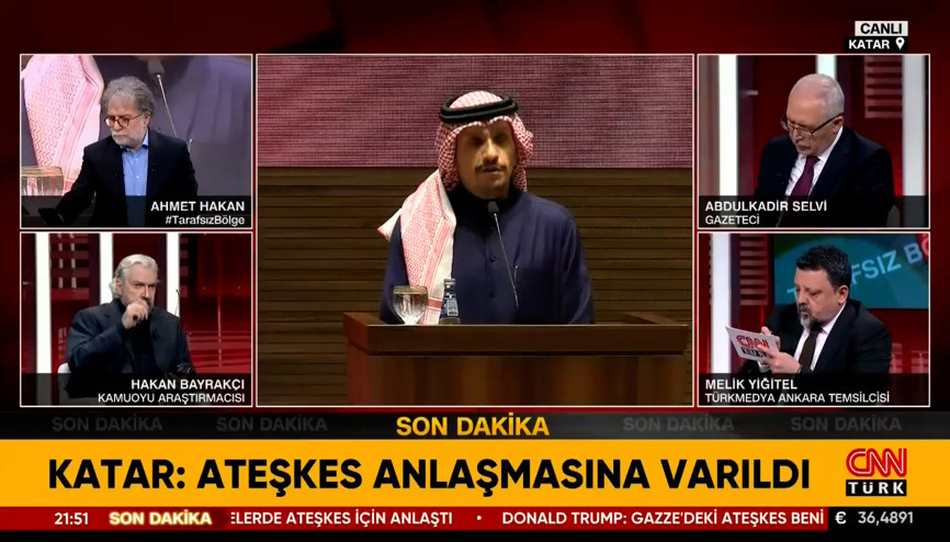 Katardan ateşkes açıklaması