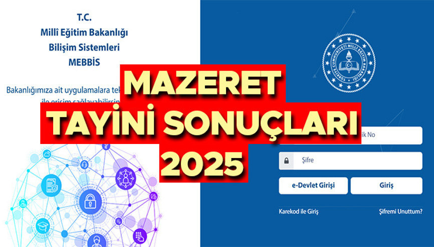 Öğretmen yarıyıl tatili mazerete bağlı yer değiştirme 2025 sonuçları açıklandı mı, nasıl öğrenilir Personel MEB eş durumu atama sonuçları MEBBİS Öğretmen yarıyıl tatili mazerete bağlı yer değiştirme 2025 sonuçları açıklandı mı, nasıl öğrenilir Personel MEB eş durumu atama sonuçları MEBBİS
