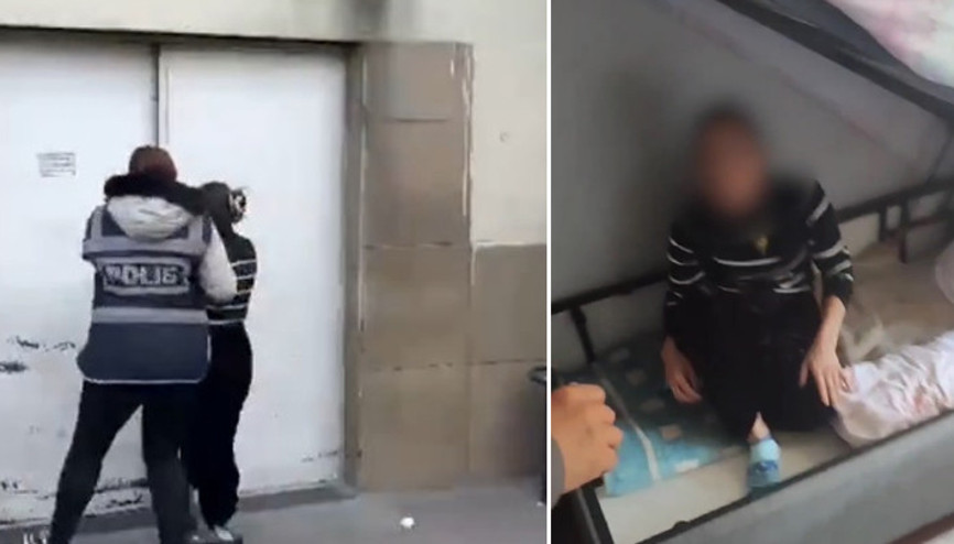 Kayseride 10 yıl hapis cezasıyla aranıyordu Bazanın içinde yakalandı