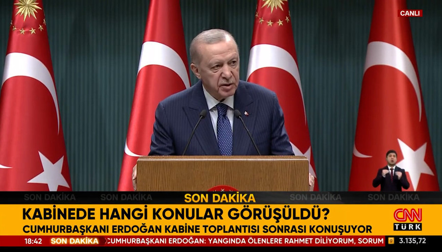 Cumhurbaşkanı Erdoğandan Boludaki yangın faciası açıklaması: Bir günlük milli yas ilan edildi