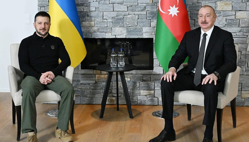 Davosta Aliyev ve Zelenski zirvesi Davosta Aliyev ve Zelenski zirvesi