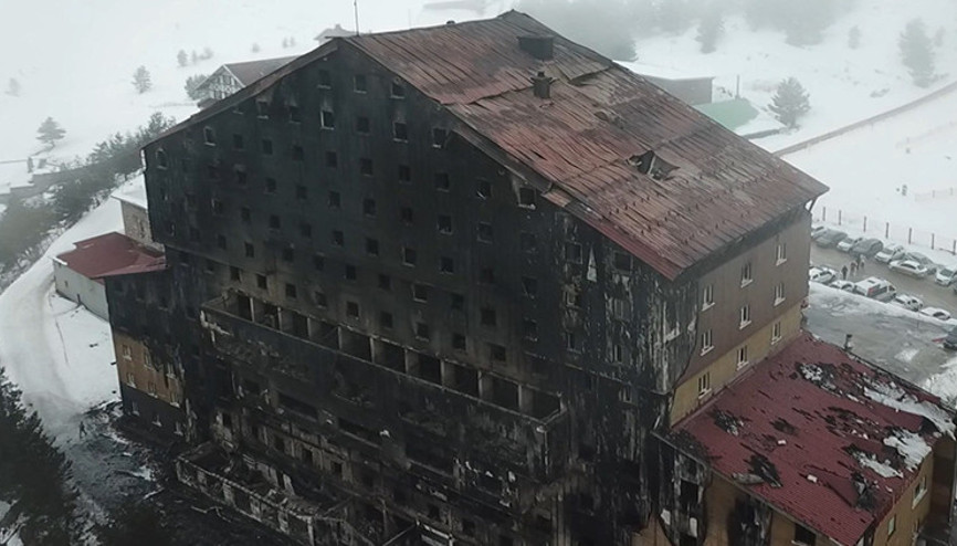 Kartalkayadaki otelde çalışmalar sona erdi