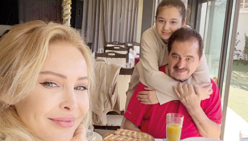 Eski eşler yemekte buluştu... Elif Ada babasının kopyası