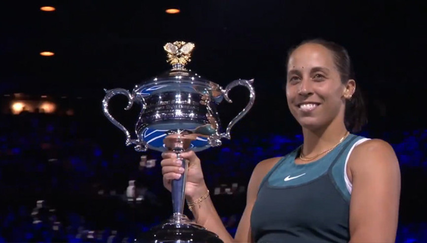 Avustralya Açık tek kadınlarda şampiyon Madison Keys