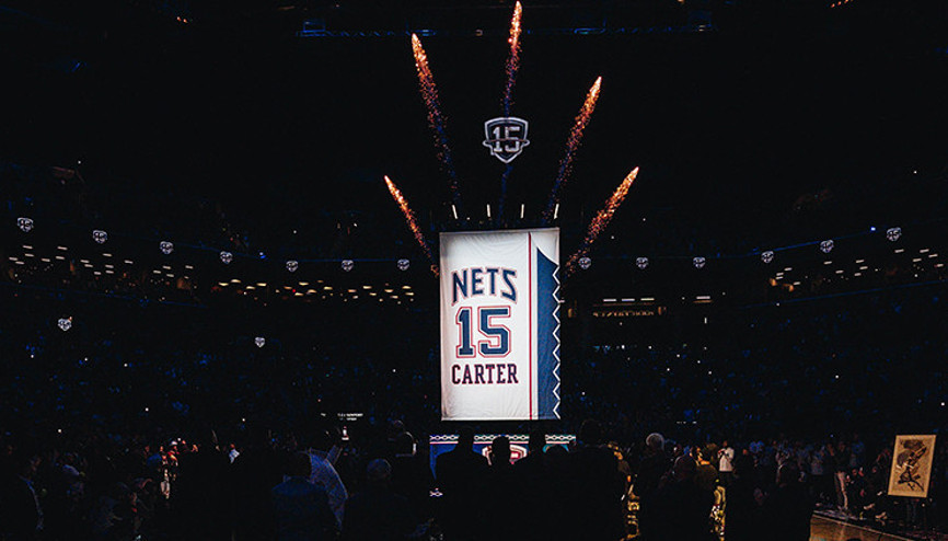 Brooklyn Nets, Vince Carterın formasını emekli etti
