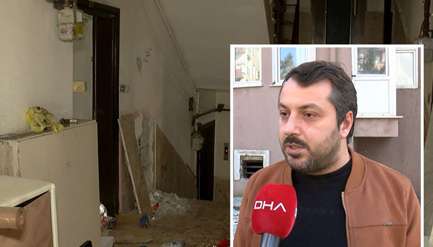 Yıkım kararı alınan binada tek başına direniyor: Ben bu oyuna düşmeyeceğim