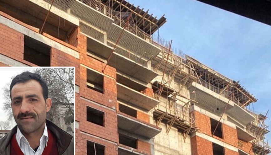 İzmirde acı olay 8inci kattan düşen inşaat işçisi hayatını kaybetti