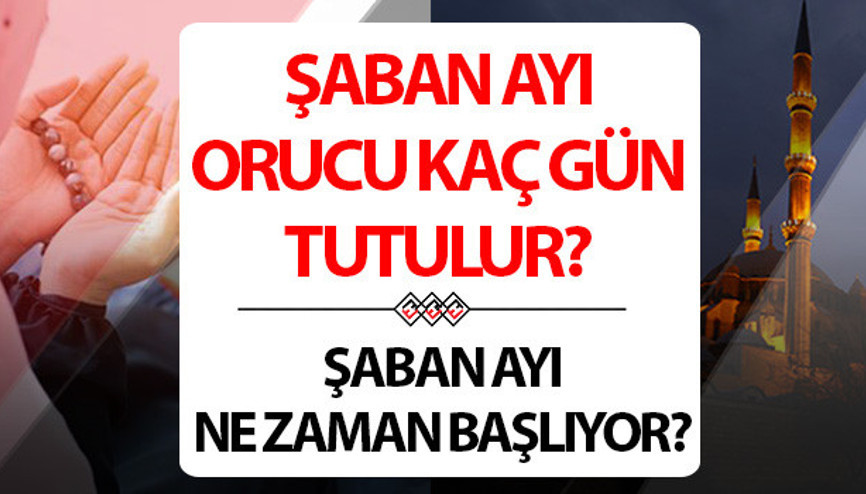 Şaban ayı ne zaman başlıyor 2025 | Şaban ayı orucu kaç gün tutulur, nasıl niyet edilir İşte Diyanet 2025 dini günler takvimi