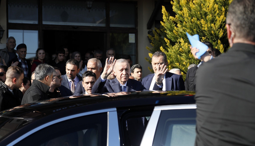 Cumhurbaşkanı Erdoğan, cuma namazını İbradıda kıldı