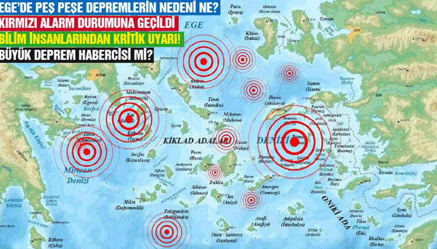 Ege Denizi’nde deprem alarmı: Santorini ve çevresinde Sismik aktivite artıyor