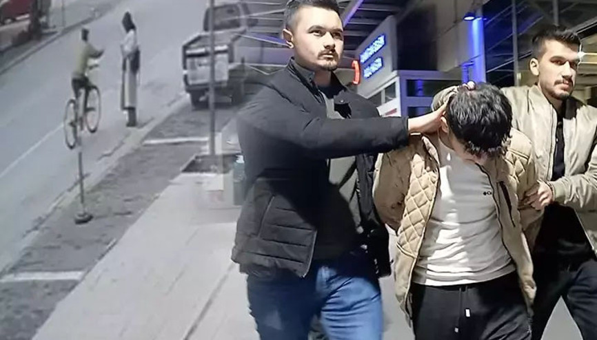 Kadının elindeki telefonu çalan kapkaççıdan pes dedirten ifade: Filmden etkilendim