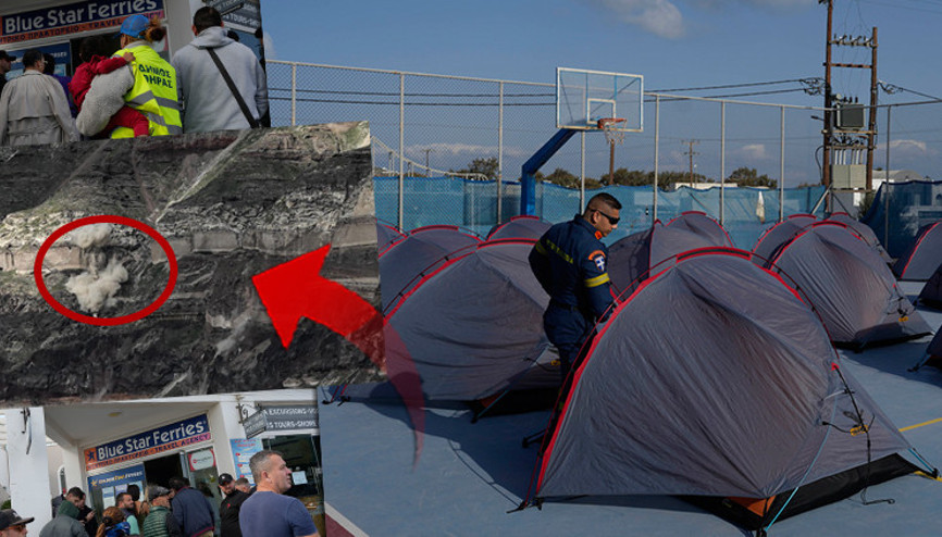 Komşuda tedirgin bekleyiş Depremler heyelanları tetikledi, büyük kaçış başladı...