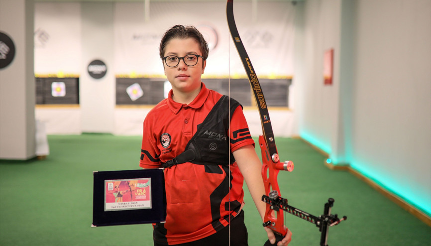 Televizyonda görüp başladı, okçulukta dünya 2ncisi oldu