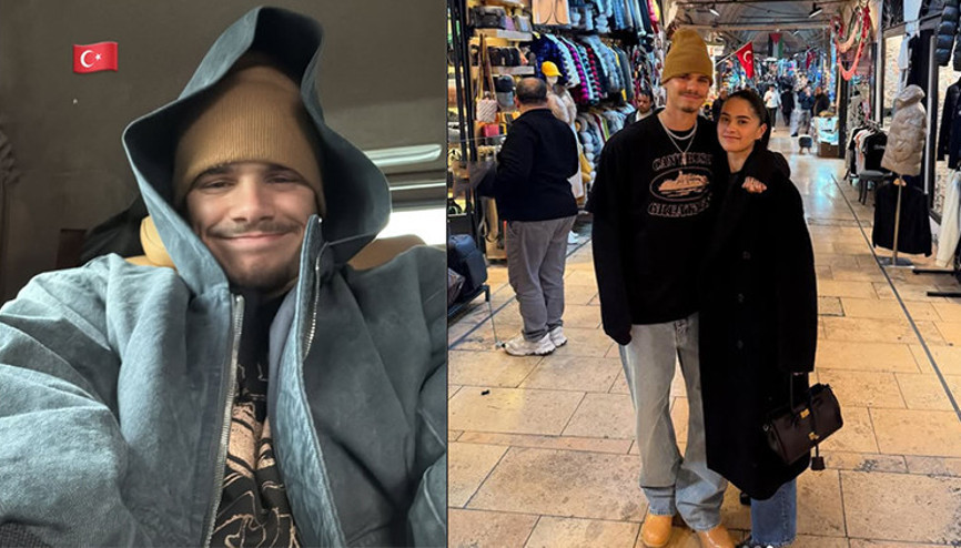 Kapalıçarşı’da ‘Beckham’ alarmı… Ünlü yıldızın oğlu sevgilisiyle Türkiye tatilinde