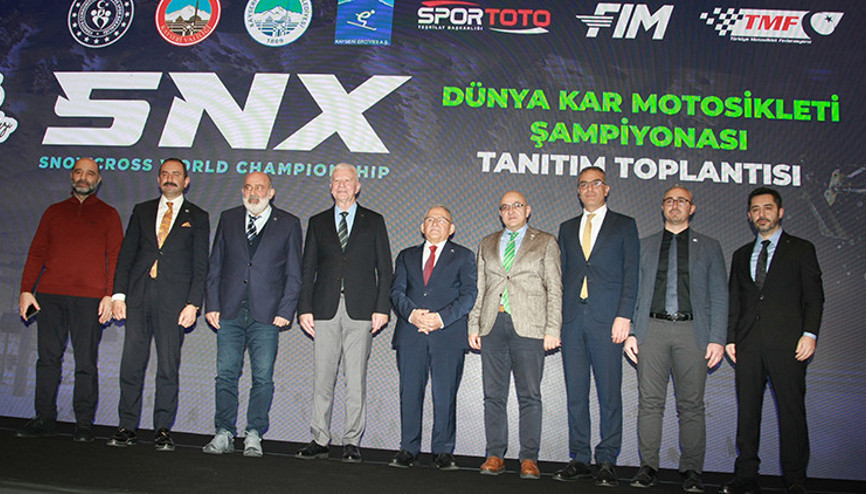 FIM Dünya Kar Motosikleti Şampiyonasının tanıtım toplantısı gerçekleşti