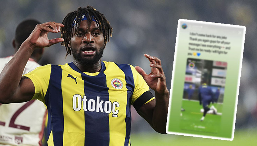 Napoliye transferi iptal olmuştu... Allan-Saint Maximinden paylaşım geldi