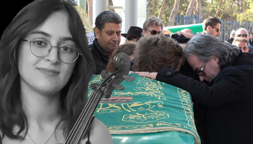 Keman sanatçısı Laçin Akyola acı veda Gözyaşlarıyla son yolculuğuna uğurlandı