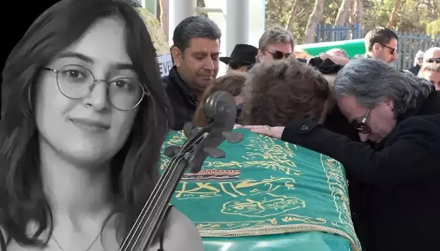 Keman sanatçısı Laçin Akyola acı veda Gözyaşlarıyla son yolculuğuna uğurlandı