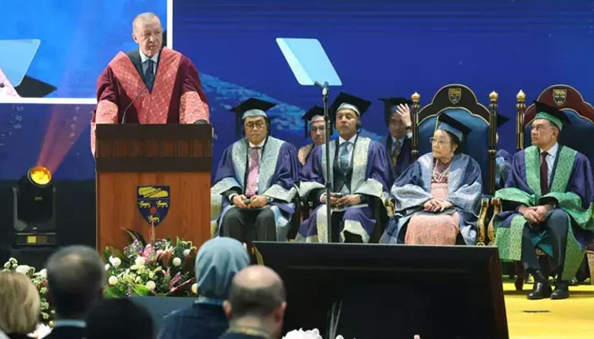 Cumhurbaşkanı Erdoğana Malezyada fahri doktora verildi: Ortaklığımızı stratejik düzeye çıkardık