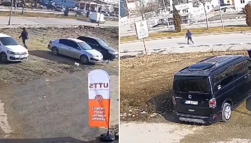 Elazığda sayaç okumaya gelen görevliyi horoz kovaladı