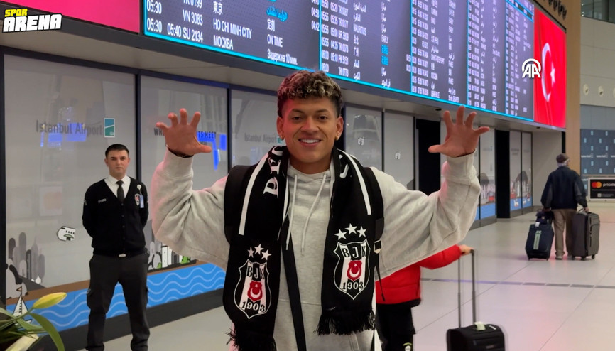 Beşiktaşın yeni transferi Elan Ricardo İstanbula geldi