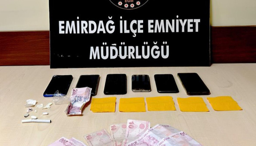 Emirdağda uyuşturucu operasyonu