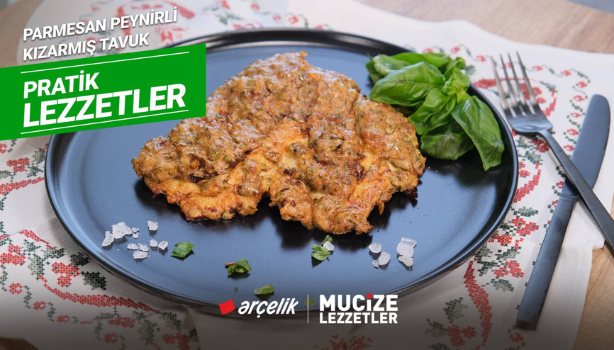 Sarımsak ve parmesan peynirli kızarmış tavuk tarifi | Mucize Lezzetler