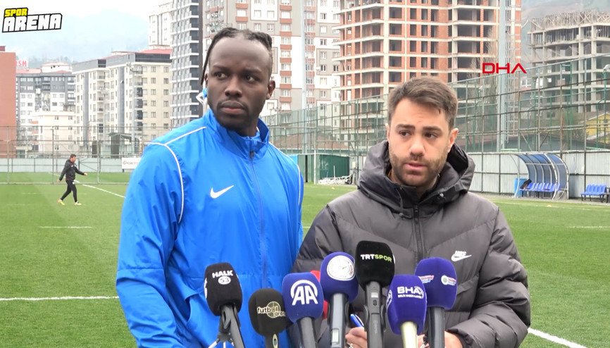 Rizesporlu Sowedan Galatasaray maçı açıklaması: Kazanmak adına sahaya çıkacağız