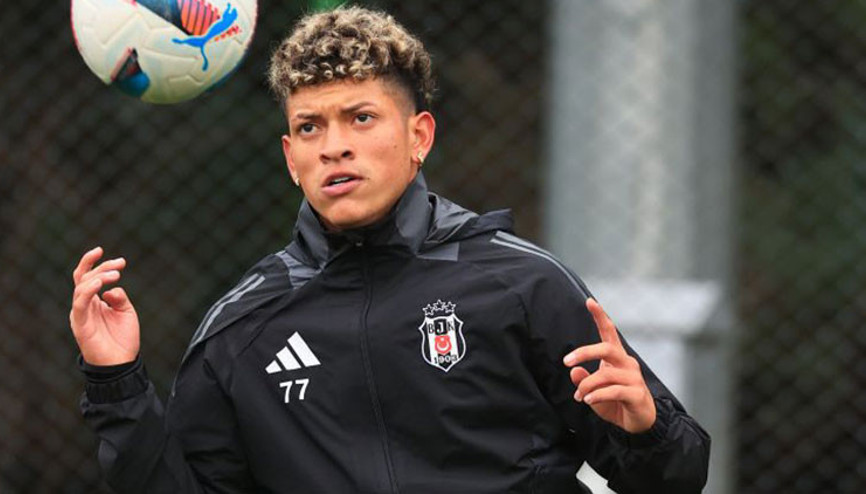 Beşiktaşın yeni transferi Elan Ricardo ilk idmanına çıktı