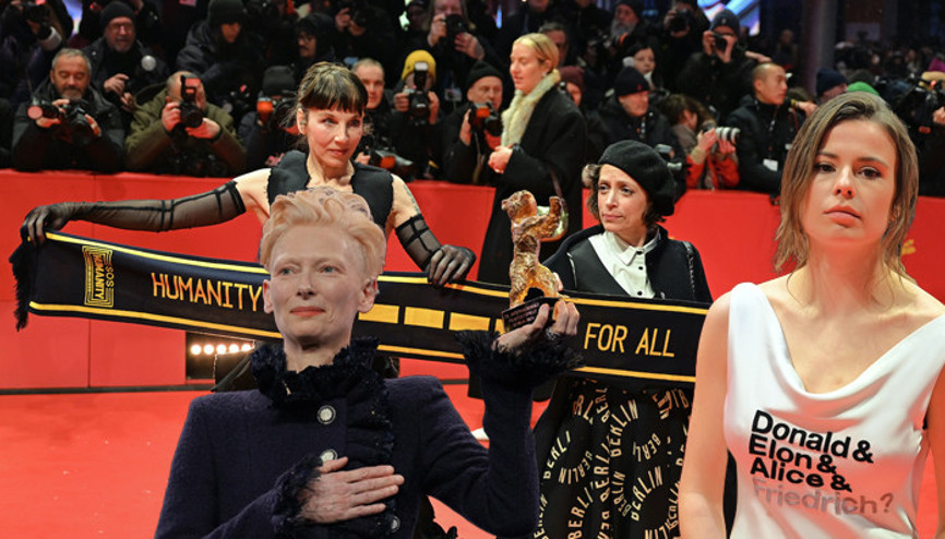 Berlinale ‘protestolarla’ başladı Berlinale ‘protestolarla’ başladı