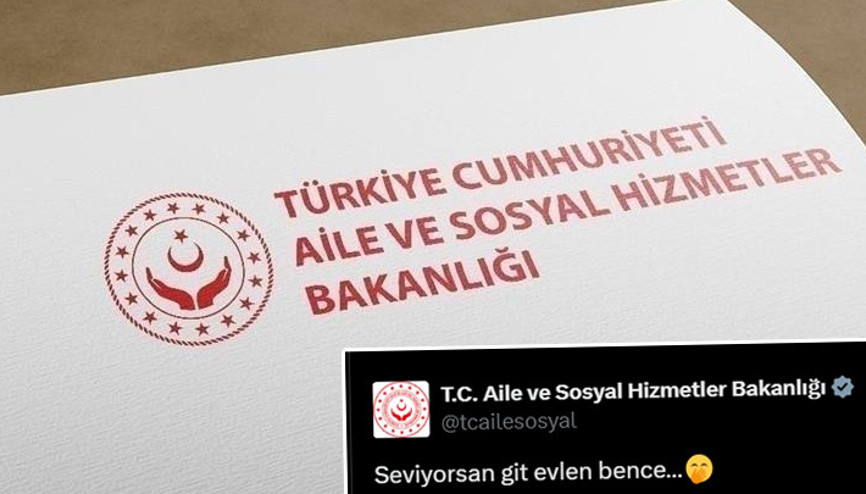 Bakanlıktan 14 Şubat paylaşımı: Seviyorsan git evlen bence