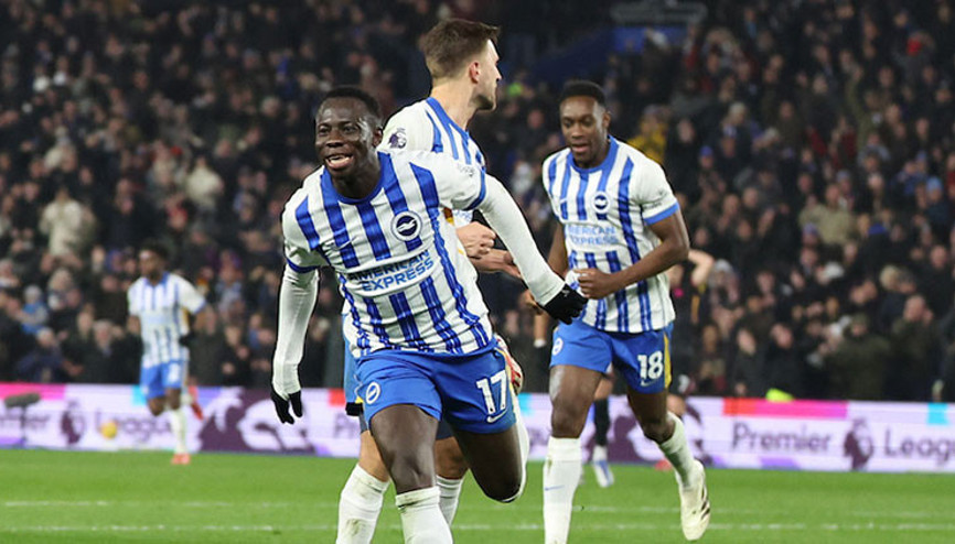 Brighton, Chelsea karşısında 3 puanı 3 golle aldı