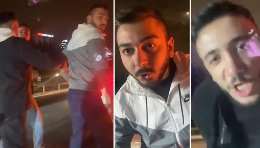 Otomobilin önünü kesip saldırdılar... Ümraniyede trafikte dehşet saçan 3 maganda gözaltına alındı